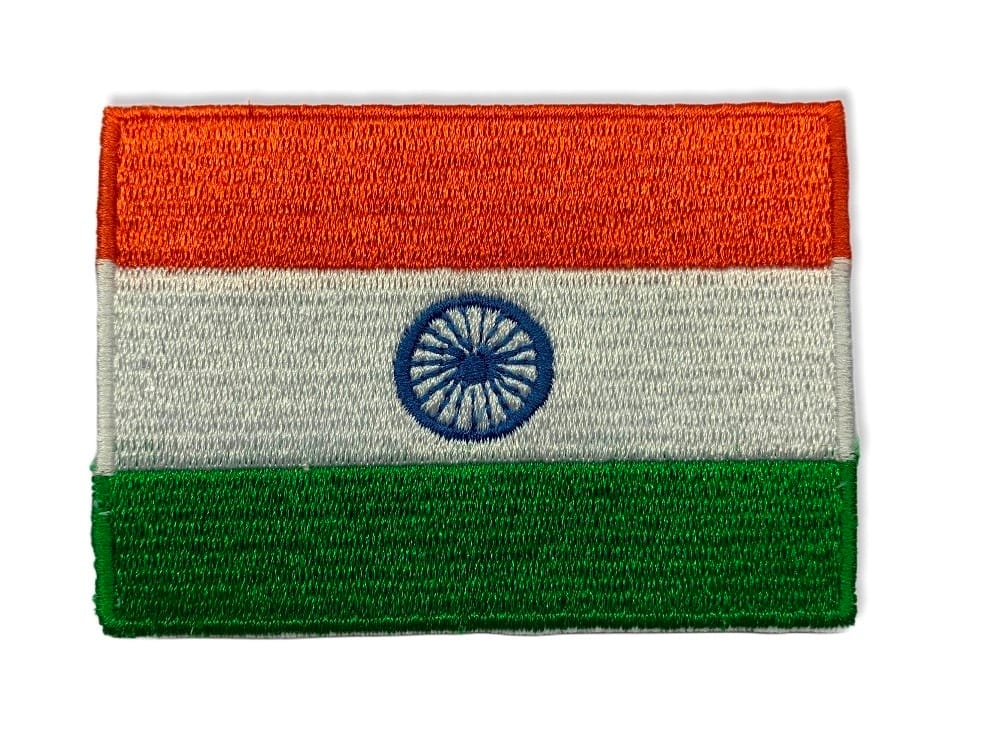 Embroidered Indian Flag Patches (Pack of 3 Pcs)
