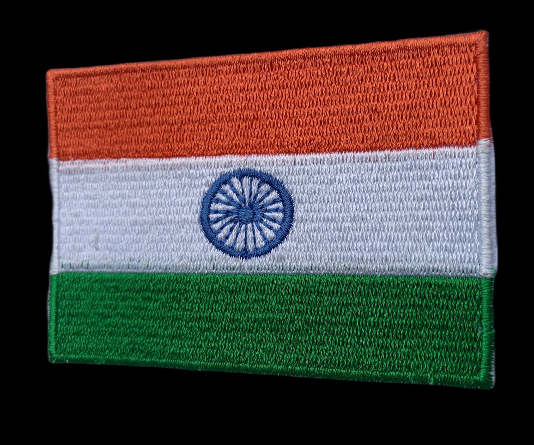 Embroidered Indian Flag Patches (Pack of 3 Pcs)