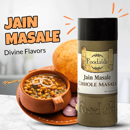 Foodaids Jain Chhole Masala / No Garlic , No Onion Jain Chana Masala - 100 GM