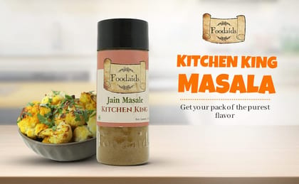 Foodaids Jain Kitchen King Masala Powder / No Onion , No Garlic - 100 Gm