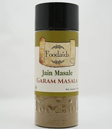 Foodaids Jain Garam Masala Powder / No Garlic , No Onion / Spice Powders Blends & Masala - 100Gm