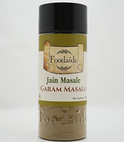 Foodaids Jain Garam Masala Powder / No Garlic , No Onion / Spice Powders Blends & Masala - 100Gm