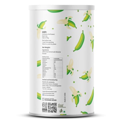 Combo pack of Pure and Raw Arrowroot powder and Banana powder for baby food (500 gm Each)