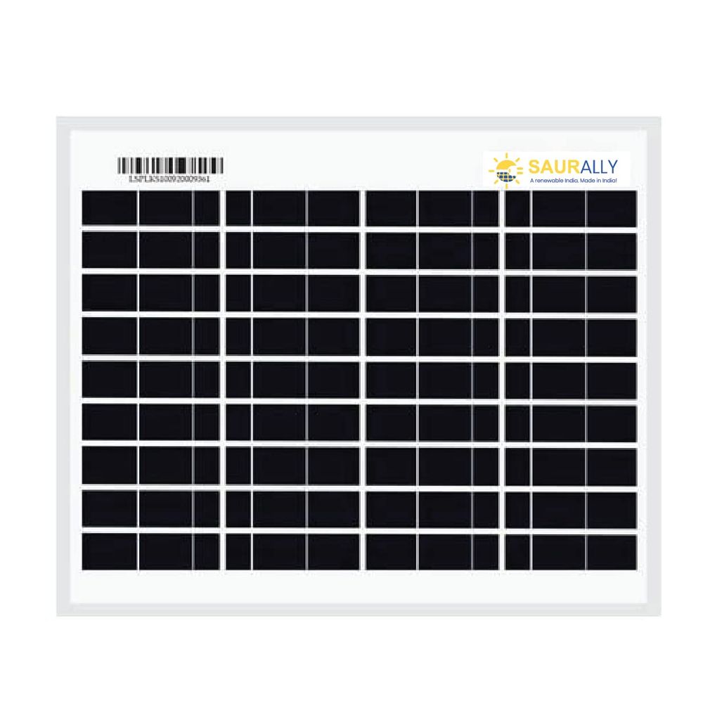 10W, 12V  Saurally Solar Panel MONO PERC