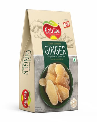 Eatriite Dried & Sweetened Ginger Chunks (200 g)