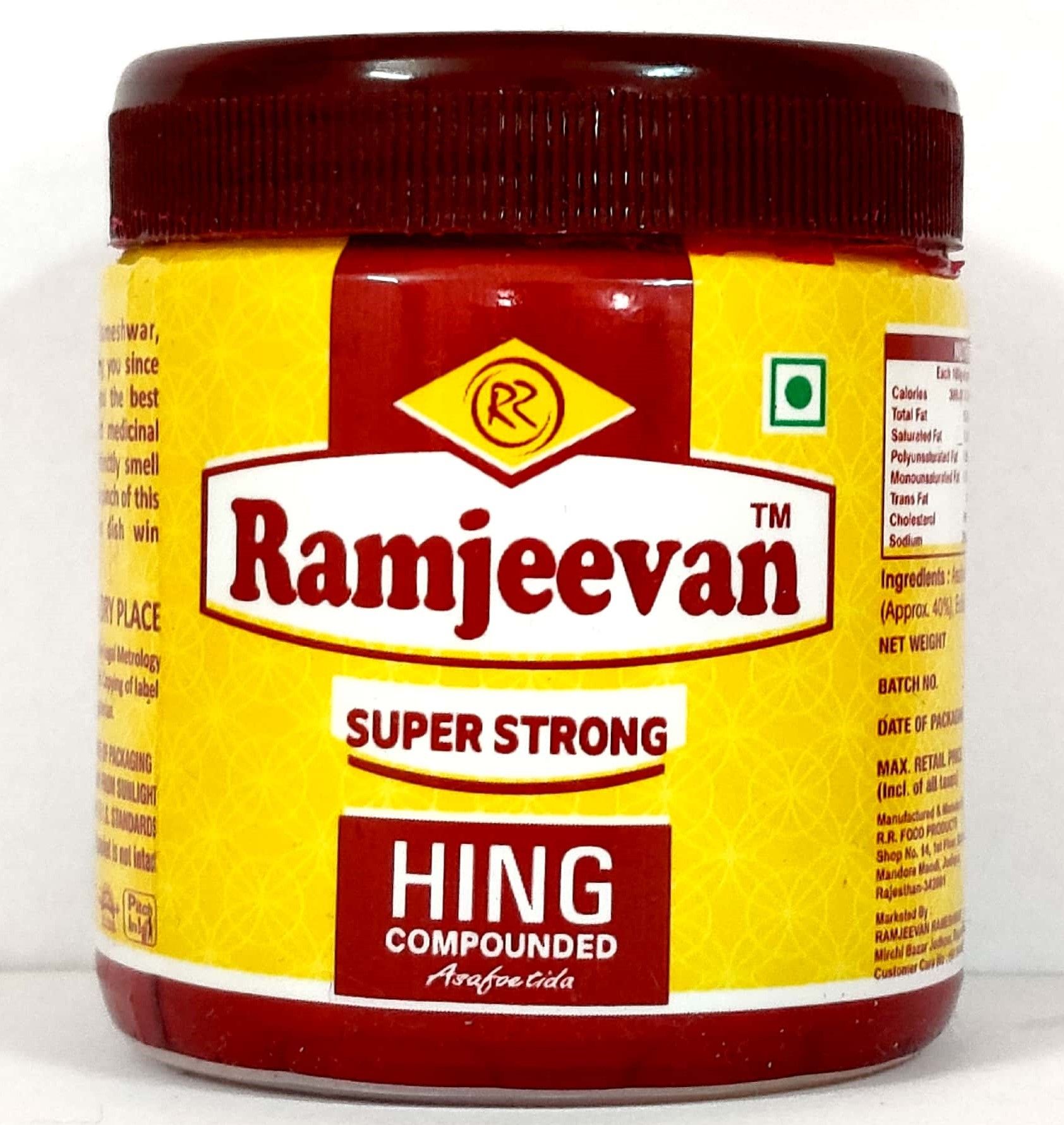 Ramjeevan Super Strong Pure Hing Asafoetida (50) | Chemical Free, Strong & Aromatic Hing| Compounded Asafoetida