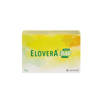 Elovera Plus Bar Moisturising Soap for Dry Skin I Enriched with Olive I Aloe Vera & Coconut Oil for Long-lasting Hydration and Soft Skin I Improves Skin Tone I SLS Free I 75gm (Pack of 2)