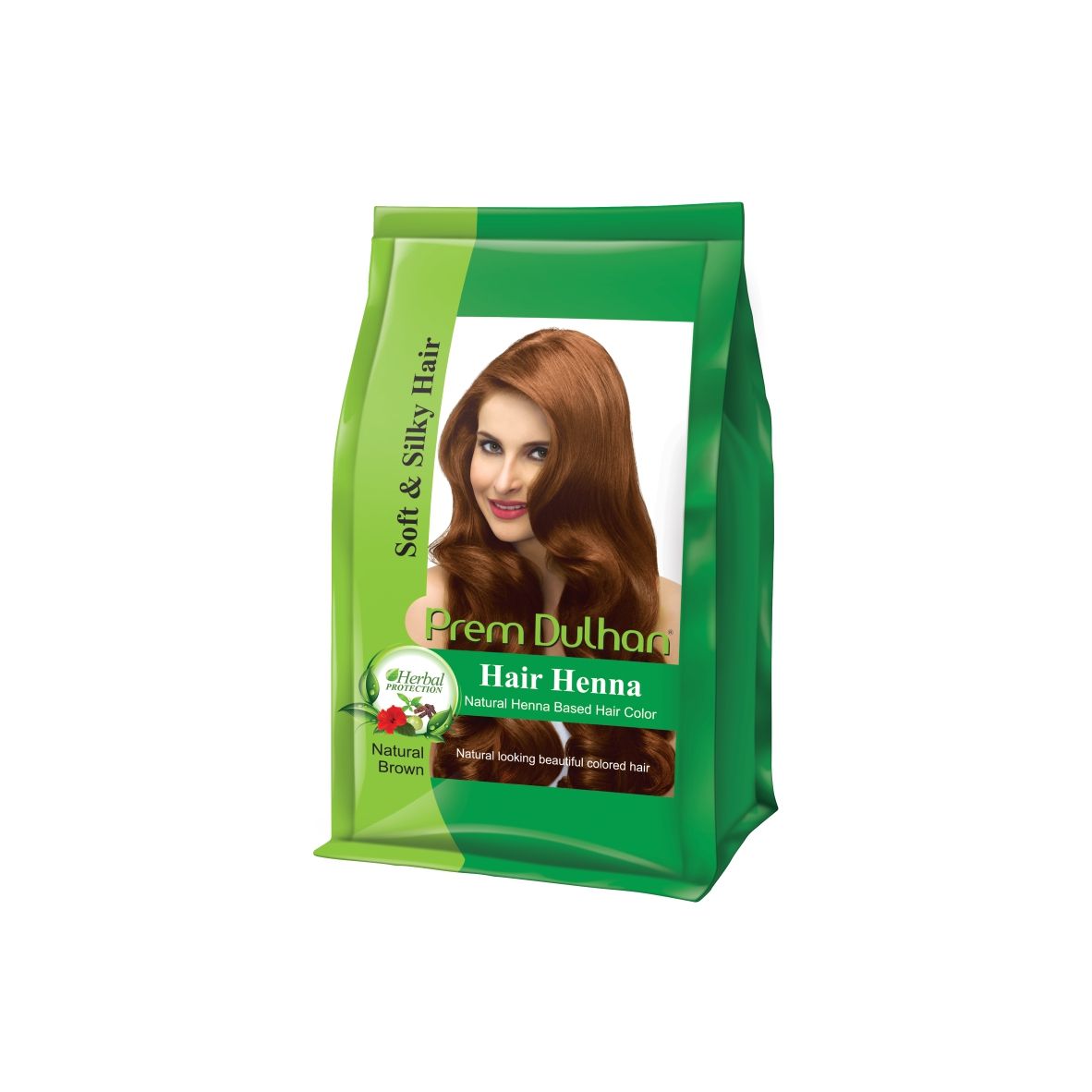 Prem Dulhan Hair Henna Natural Brown Henna Based hair Color - 125GM ( Pack of 1 )