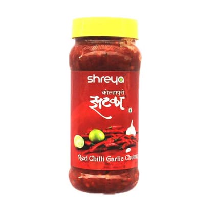 Shreya Zatka Garlic Chutney Bottle