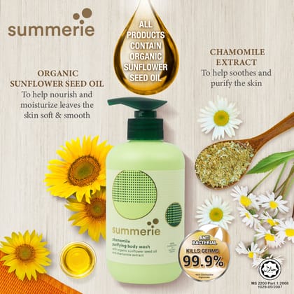 Summerie Chamomile Purifying Body Wash - 325ml