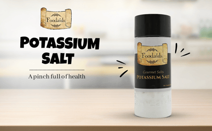 Foodaids Potassium Salt (100 GM) [Good for Heart, BP and Joint pain] Sodium free salt substitute