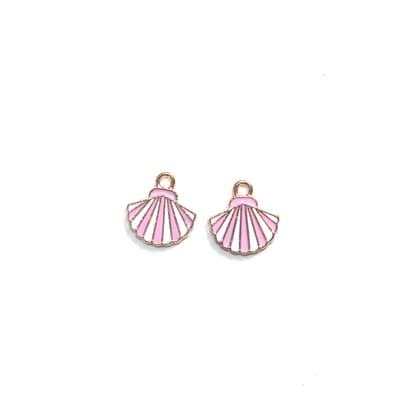 Rack Jack Y2K Charm Pendant - Sea Shell - Pink