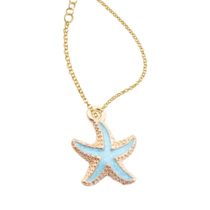 Rack Jack Y2K Charm Pendant - Starfish - Blue Rack Jack Y2K Charm Pendant - Starfish - Blue