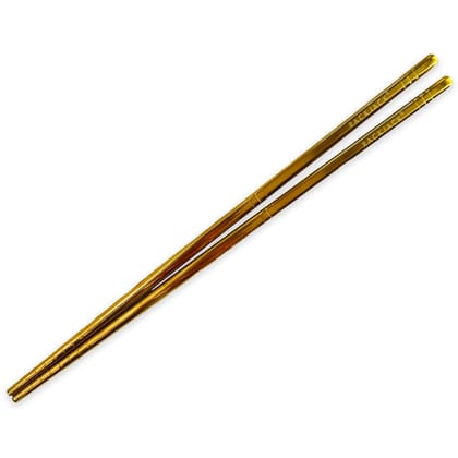 Rack Jack Premium Luxury Stainless Steel Chopsticks - 1 Pair - Gold
