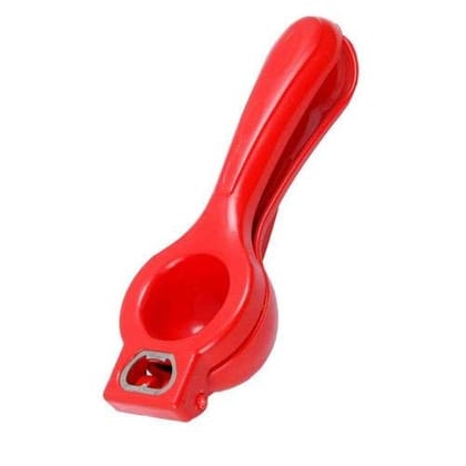 Rack Jack Lemon Squeezer with bottle Opener - RED