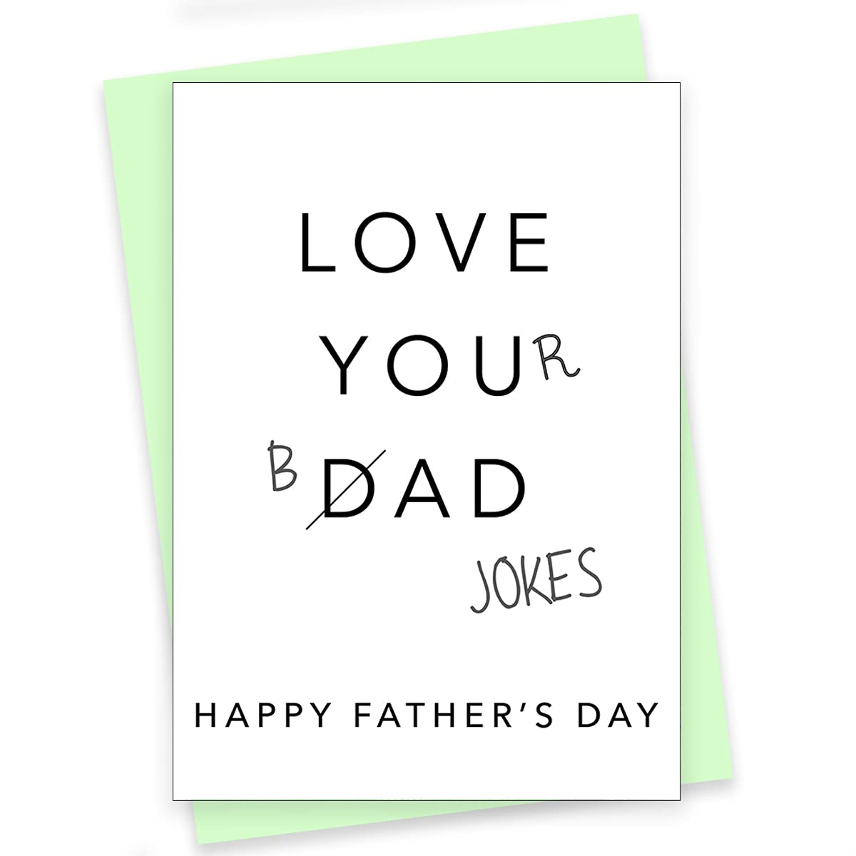 Rack Jack Father's Day Funny Greeting Card - Love Your Bad Jokes