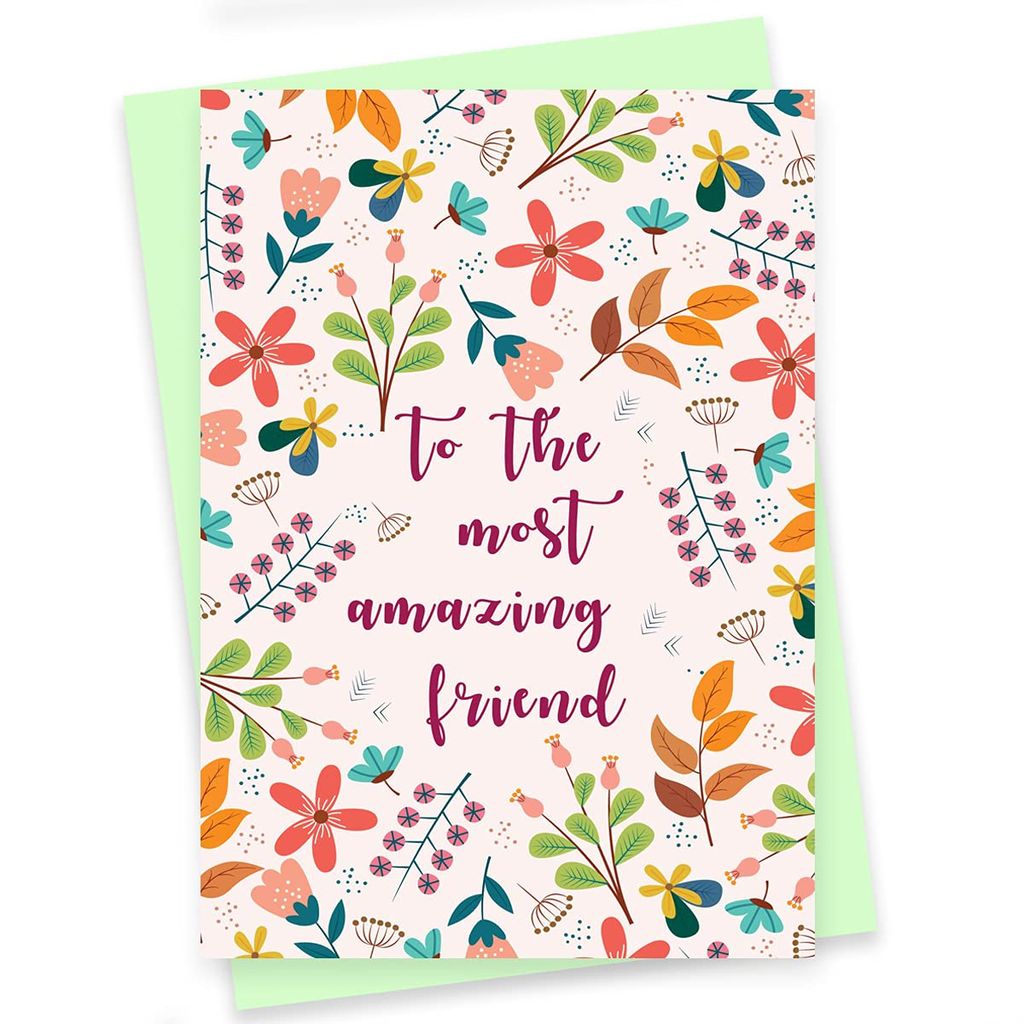 Rack Jack friendship's day greeting card with envelope - most amazing friend - Stationery | Buy online on ZillyBuy