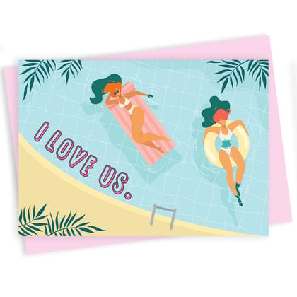 Rack Jack friendship's day funny greeting card - i love us Rack Jack friendship's day funny greeting card - i love us