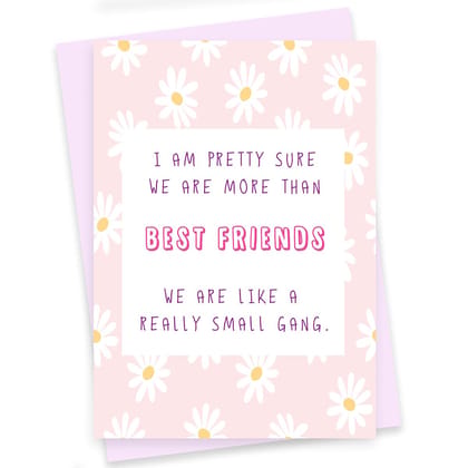 Rack Jack friendship's day funny greeting card - more than best friends