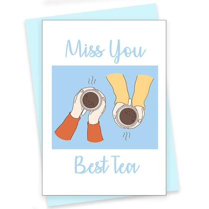 Rack Jack friendship's day funny greeting card - best tea