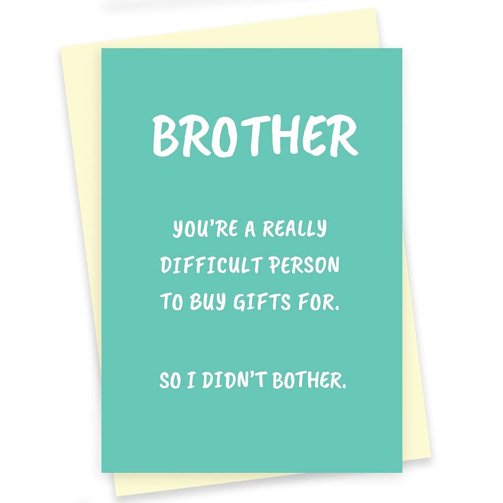Rack Jack Rakshabandhan Funny Greeting Card - Difficult Person - Stationery | Buy online on ZillyBuy