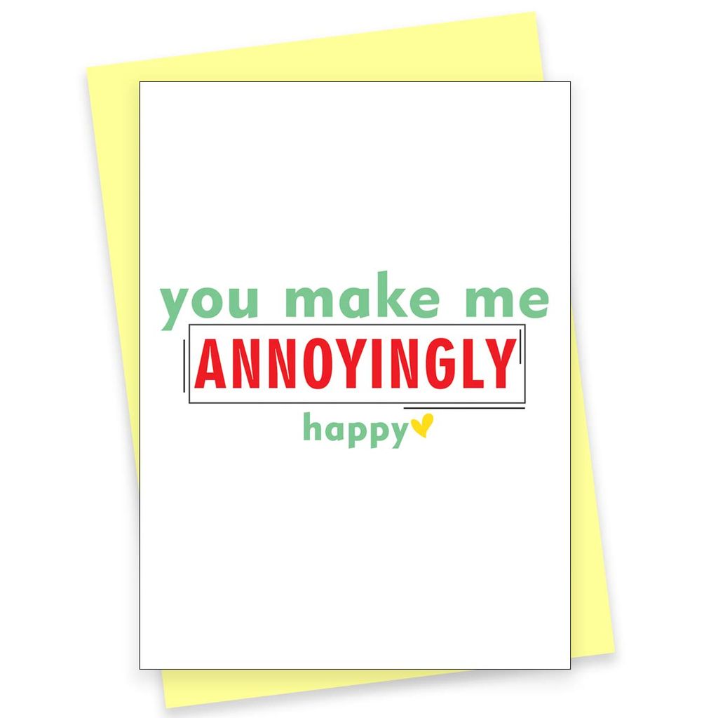 Rack Jack greeting card annoyingly happy - Stationery | Buy online on ZillyBuy