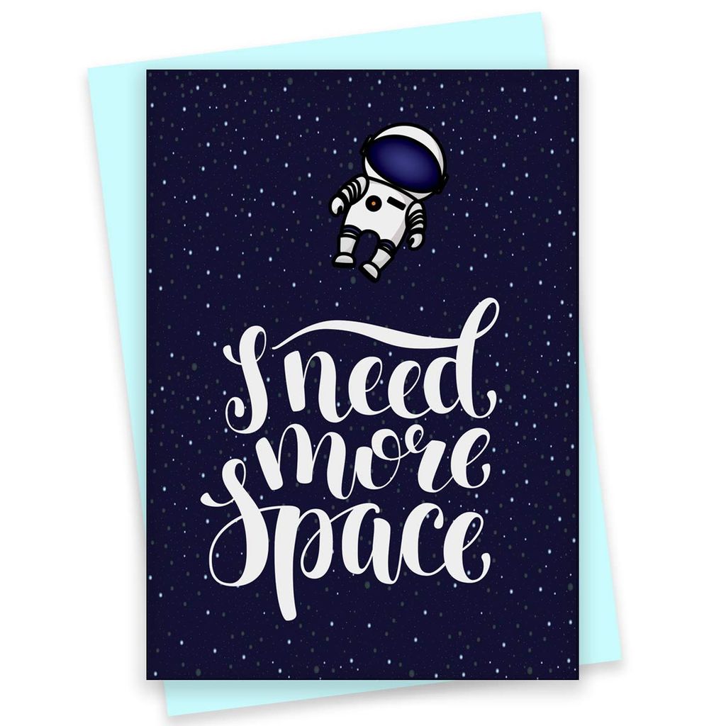 Rack Jack valentine's day funny greeting card - i need more space - Stationery | Buy online on ZillyBuy