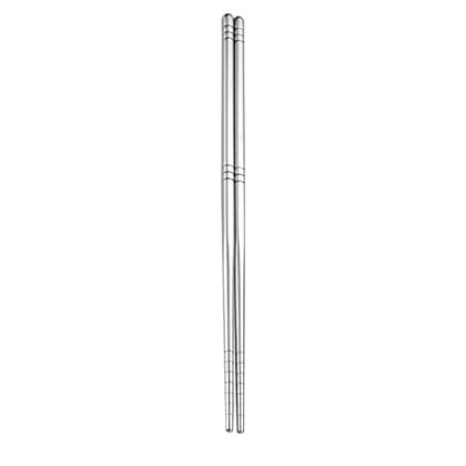 Rack Jack resuable eco-Friendly Stainless Steel Chopsticks - Silver - 1 Pair