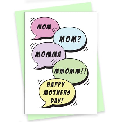 Rack Jack mother's day funny greeting card - calling mom