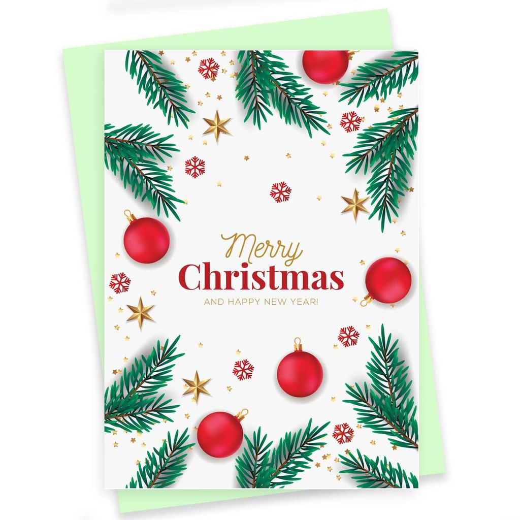 Rack Jack Funny Christmas Xmas Greeting Card for Secret Santa Gifts New Year Friends Family Colleagues with Pastel Envelope - Merry Christmas - Red & Green - Stationery | Buy online on ZillyBuy