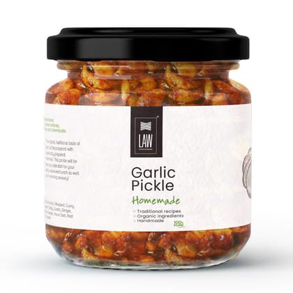 Homemade Garlic Pickle – Handmade/Preservative free/Grandma’s Secret Recipe/Kerala Style