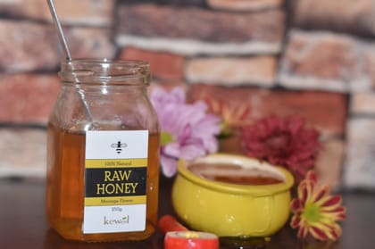 Kewal Raw Honey Moringa Flower 100% Natural Organic Honey Natural Immunity Booster I Pure Honey I (250gm)