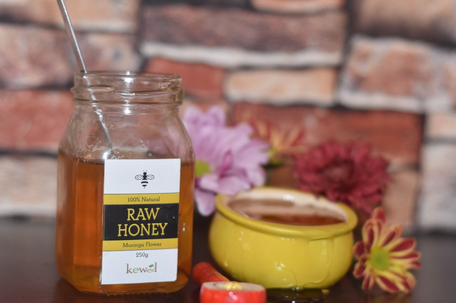 Kewal Raw Honey Moringa Flower 100% Natural Organic Honey Natural Immunity Booster I Pure Honey I (250gm)
