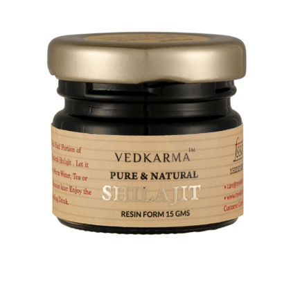 VEDKARMA Pure Himalayan Shilajit Resin Form For Strength, Stamina, Energy & Immunity (Pack Of 1 (15 Gm) VEDKARMA Pure Himalayan Shilajit Resin Form For Strength, Stamina, Energy & Immunity (Pack Of 1 (15 Gm)