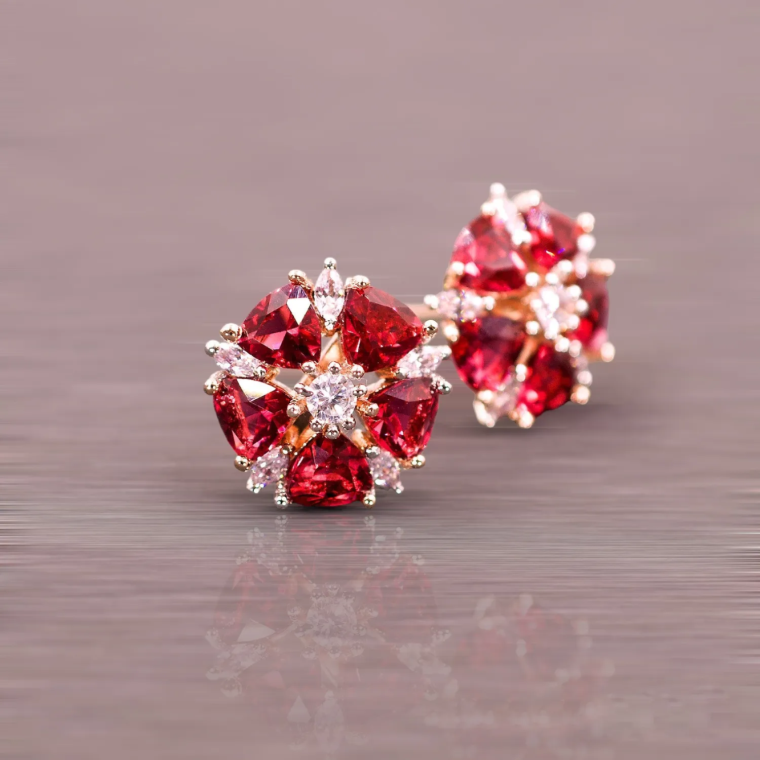 Buy Tiny Stud Earrings Rose Gold Studs Small Stud Earrings Online in India   Etsy