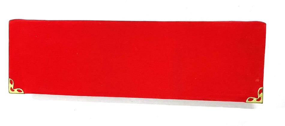 Darshik Traders Velvet Chain Box Jewellery box Red for Men & Women Wedding Jewellery Gift Box size 10x3" inch (Red 1 Pcs)