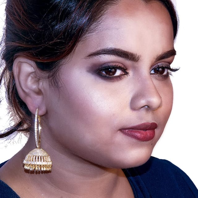 Buy Beautiful Multicolour Chandbali/indian Jhumka Earrings/women  Jewellery/new Arrival/fashion Earrings/chandbalis/new Jhumka Online in  India - Etsy