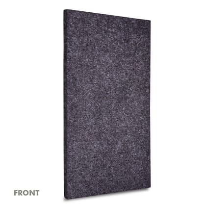 AMSSKAR 1000mm X 500mm X 50mm, Fabric Wrapped Acoustic Sound Absorbing Panel, Fire & Moisture Proof with 10 Years Long Durability, WPC Material (Interior) NRC >0.90~0.05 (Smoky Black)