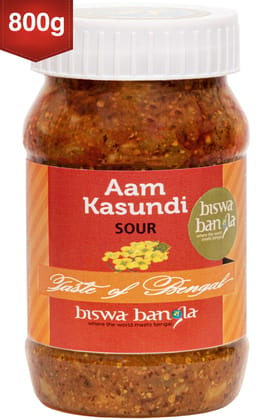 800g Aam Kasundi (Mango-Mustard Sauce / Pickle) - Sour - set of four packs