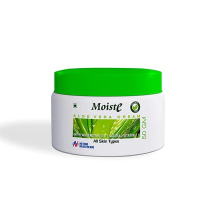 Moiste Aloe Vera Moisturizing Cream (Pack of 10)
