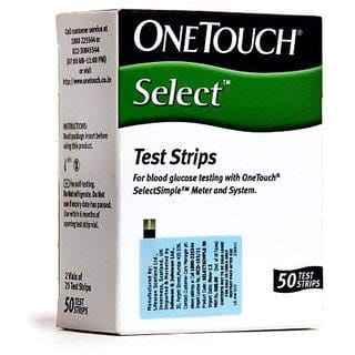 OneTouch Select Strips 50 Count