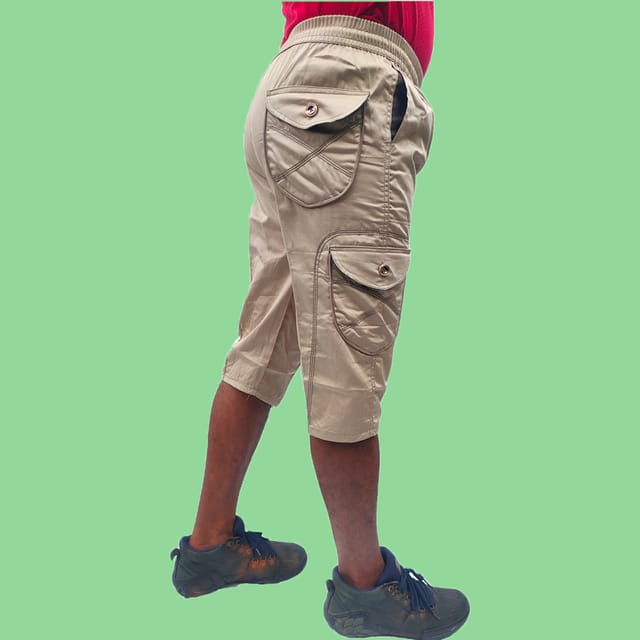Men's Lycra Stretchable multi pocket stylish cargo track pant