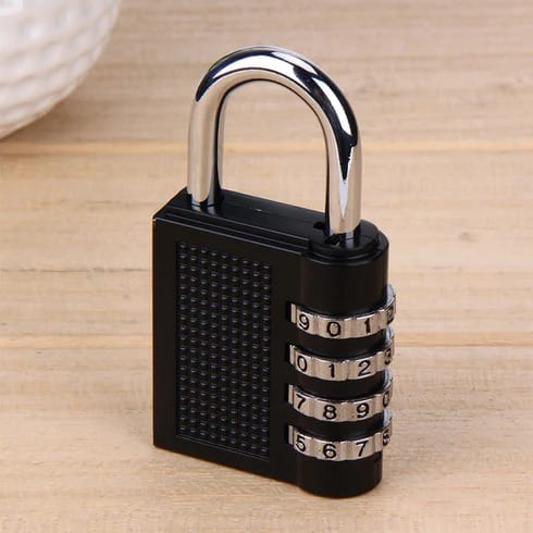 4-Digit PIN Combination Padlock