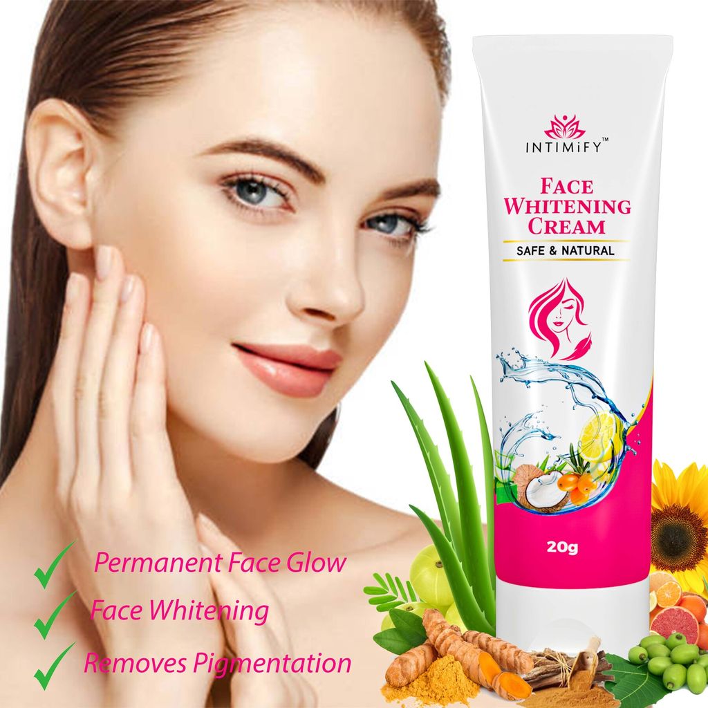 Intimify Face Whitening Cream with Retinol, Hyaluronic, Kojic Acid, Glutathione, Vitamin C