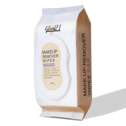 Glam21 Makeup Remover Wipes 28 pc