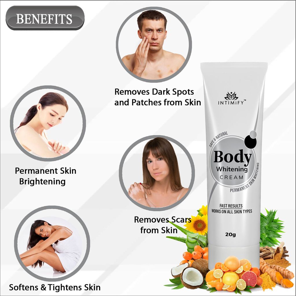 Intimify Body Whitening Cream For Skin Lightening Anti Aging & Skin Repair Day Cream 20 gm