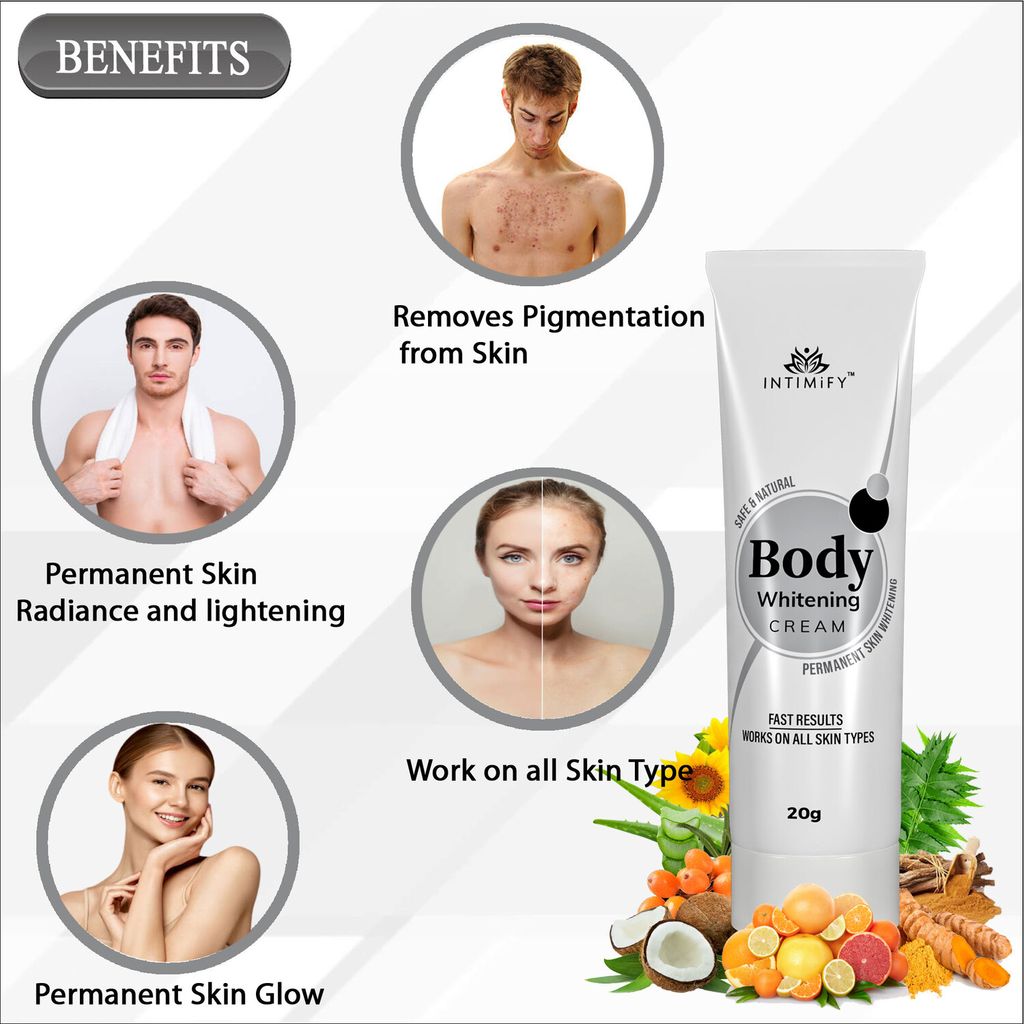 Intimify Body Whitening Cream For Skin Lightening Anti Aging & Skin Repair Day Cream 20 gm