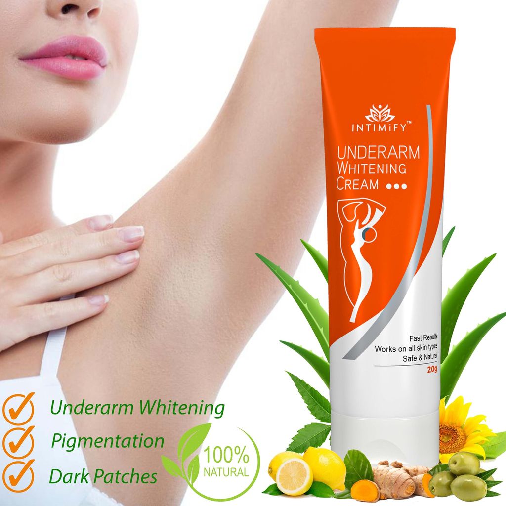 Under Arm Whitening Cream with Retinol, Hyaluronic, Kojic Acid, Glutathione, Vitamin C