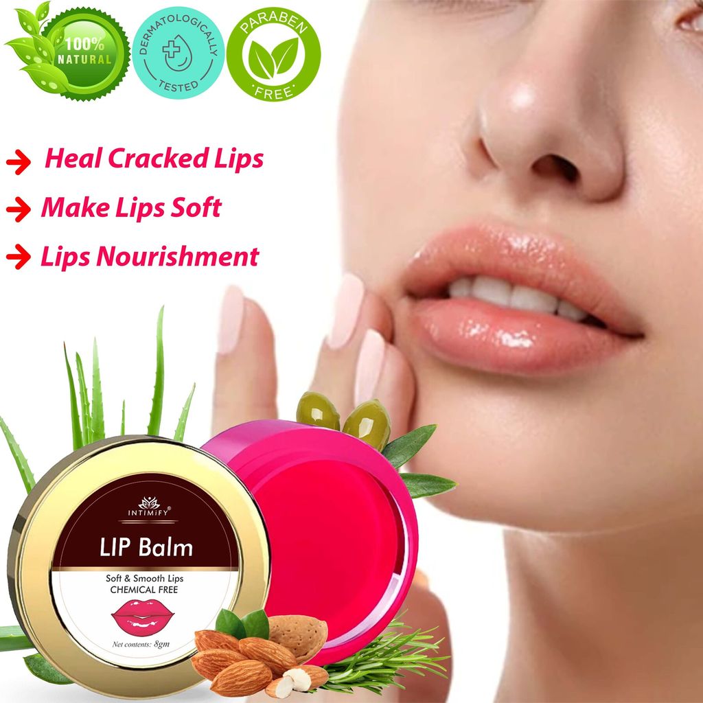 Intimify Lip Balm, Heal Cracked Lips, Moisturize Lips, Lips Nourishment 8 gm