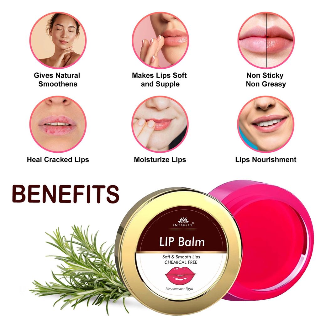 Intimify Lip Balm, Heal Cracked Lips, Moisturize Lips, Lips Nourishment 8 gm